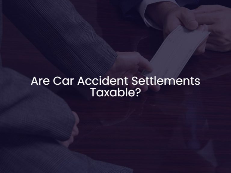 are-car-accident-settlements-taxable